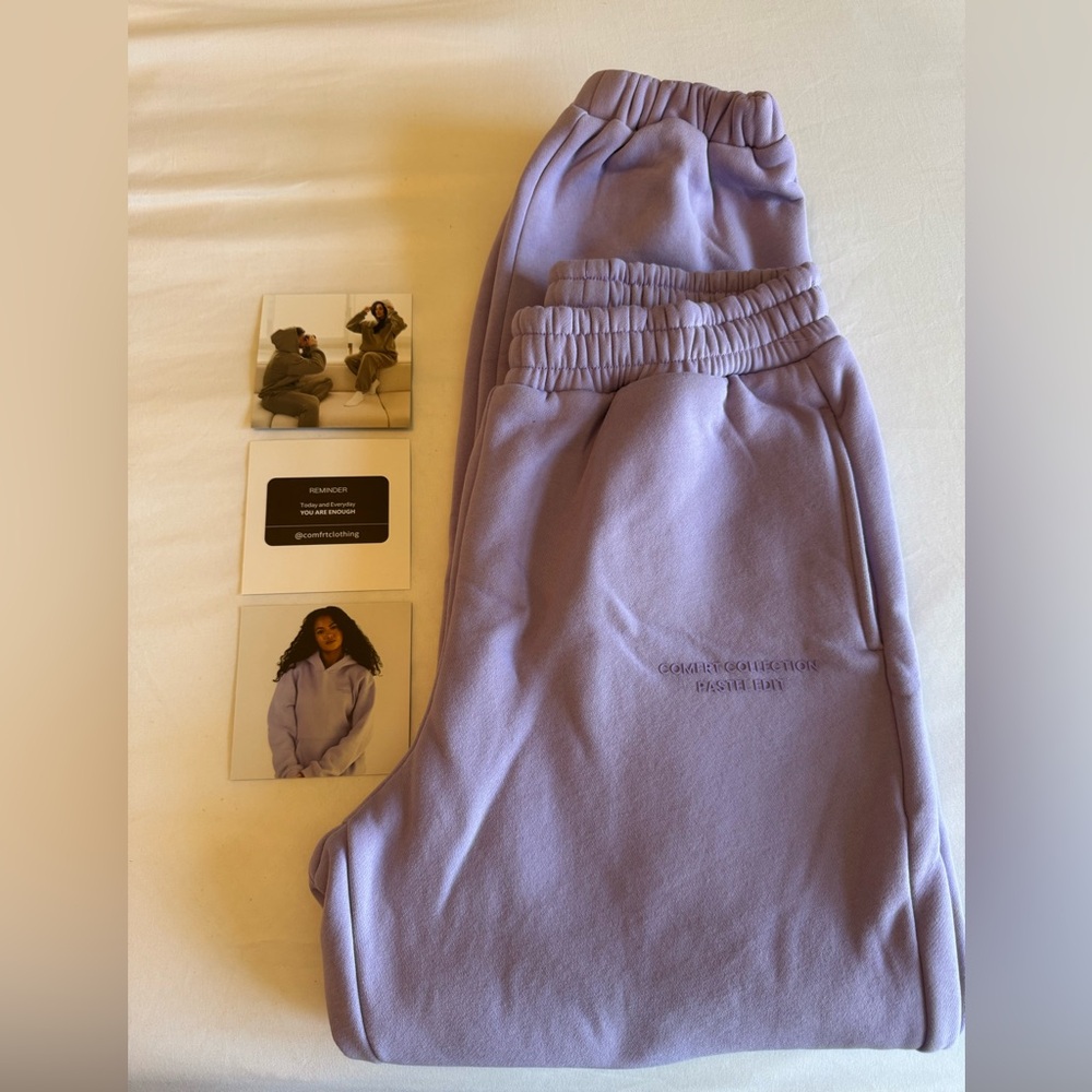 NWT Comfrt Pastel Edit Lavender Sweatpants